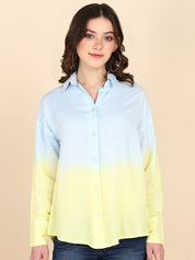 Hand Tie & Dye Comfort Fit Shirt for Women (W1480)