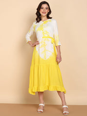 Women Rayon Staple  Bobbin Dress (W1469)