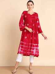 Hand Dyed Alia Cut Dress for Women (W1496)