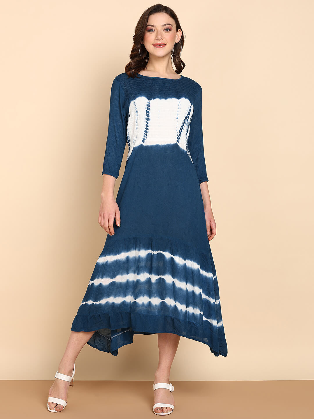 Women Rayon Staple  Bobbin Dress (W1470)