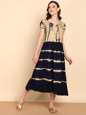 Women Rayon Staple Anarkali Dress (W1467)