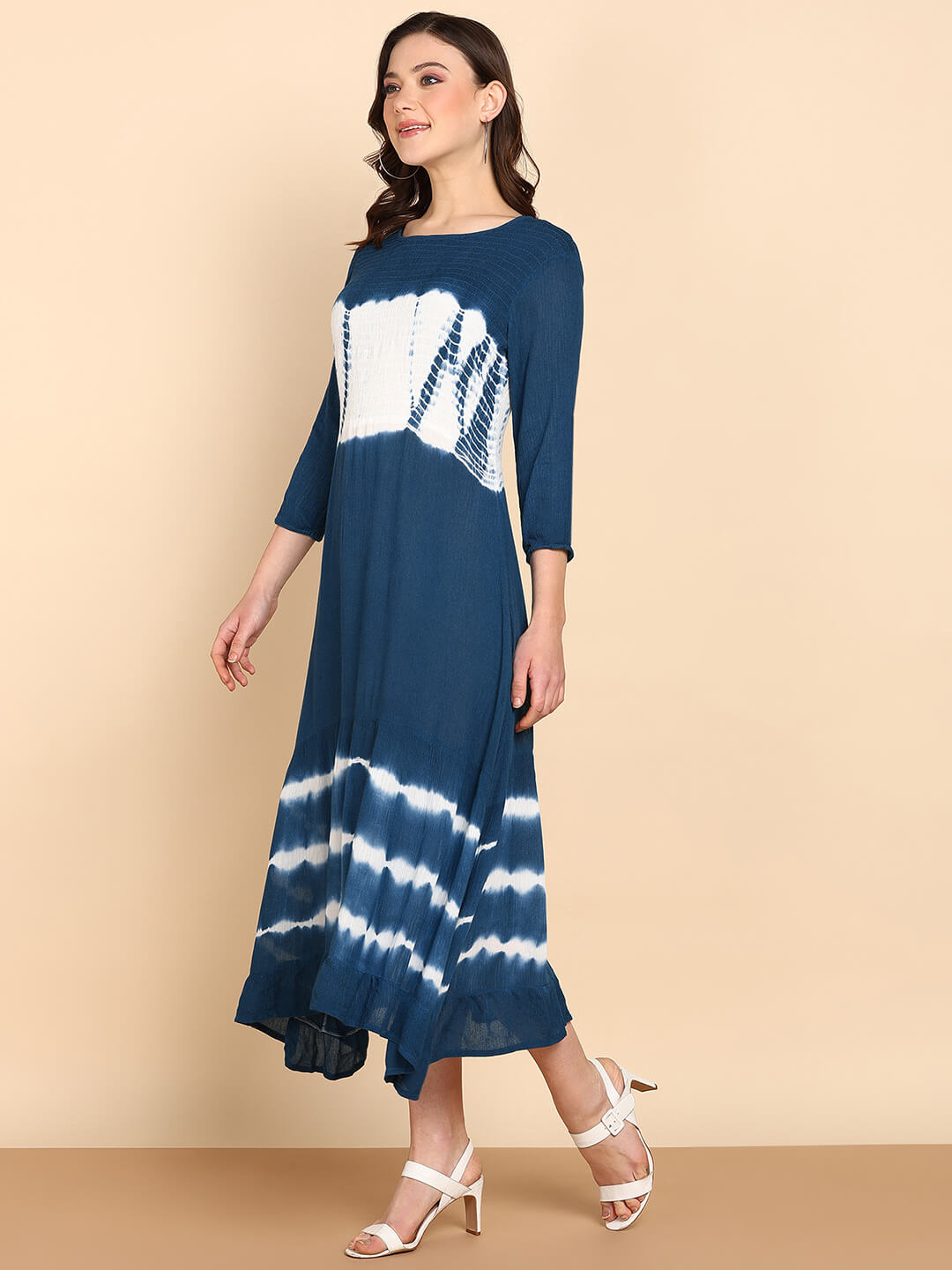 Women Rayon Staple  Bobbin Dress (W1470)