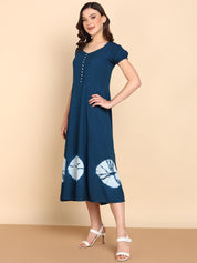 Women Rayon Staple Anarkali Dress (W1465)