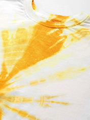 Pure Cotton Tie and Dye Yellow Cracker Sweatshirt (W1319)