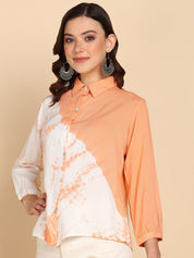 Tie Dyed Casual Fitted Shirt for Women (W1456)