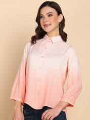 Tie Dyed Casual Fitted Shirt for Women (W1450)