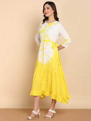 Women Rayon Staple  Bobbin Dress (W1469)