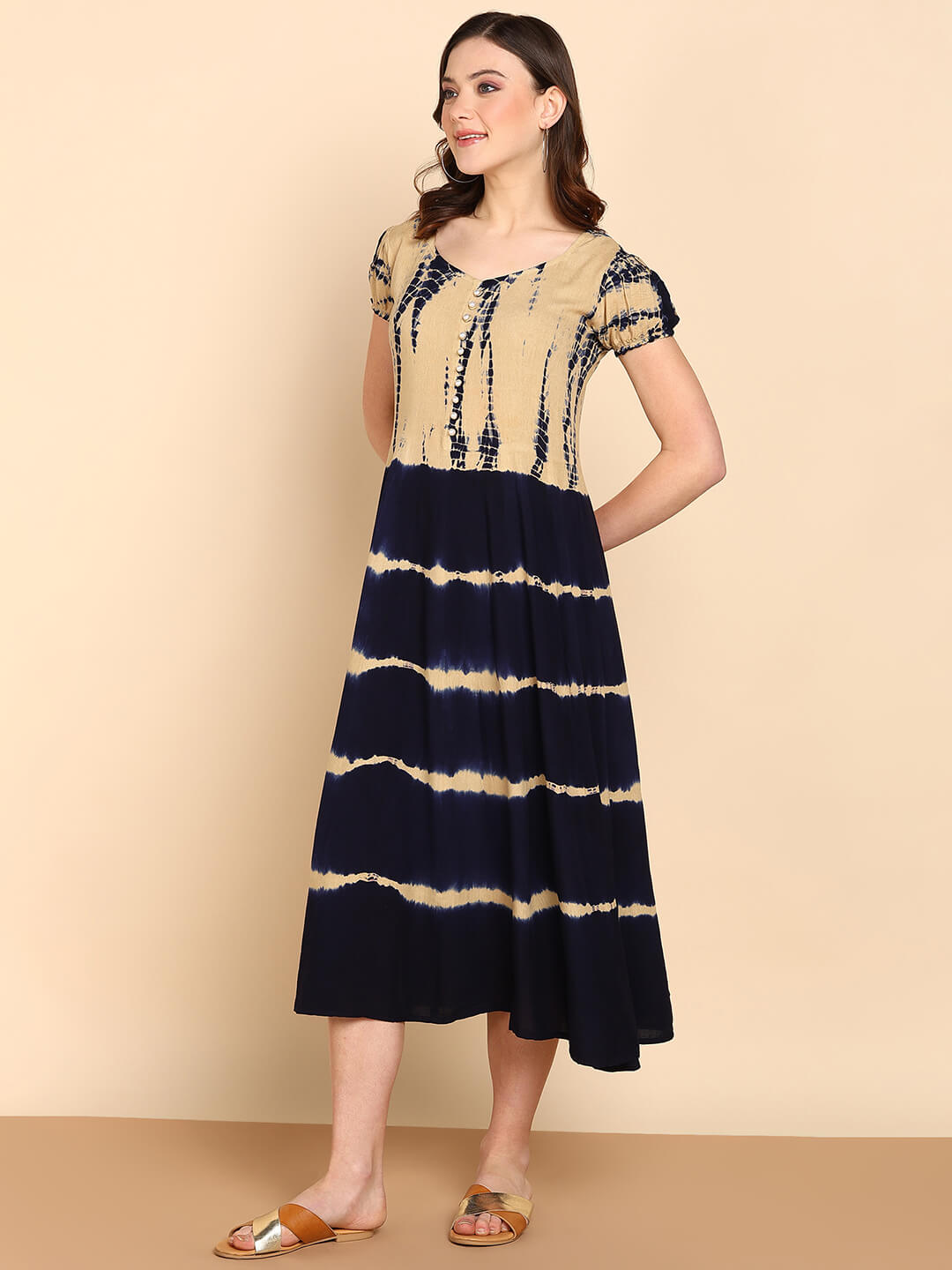 Women Rayon Staple Anarkali Dress (W1467)