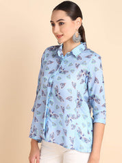 Digital Printed Comfort Fit Shirt for Women (W1490)