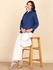 Comfort Fit Solid Shirt for Women (W1478)