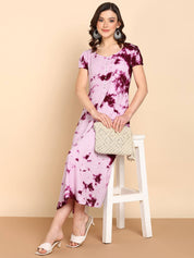 Women Rayon Staple Anarkali Dress (W1466)