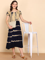 Women Rayon Staple Anarkali Dress (W1467)