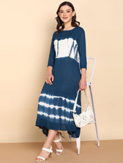 Women Rayon Staple  Bobbin Dress (W1470)