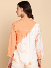 Tie Dyed Casual Fitted Shirt for Women (W1456)