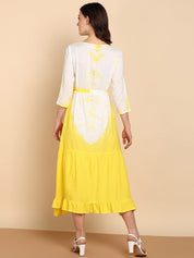 Women Rayon Staple  Bobbin Dress (W1469)