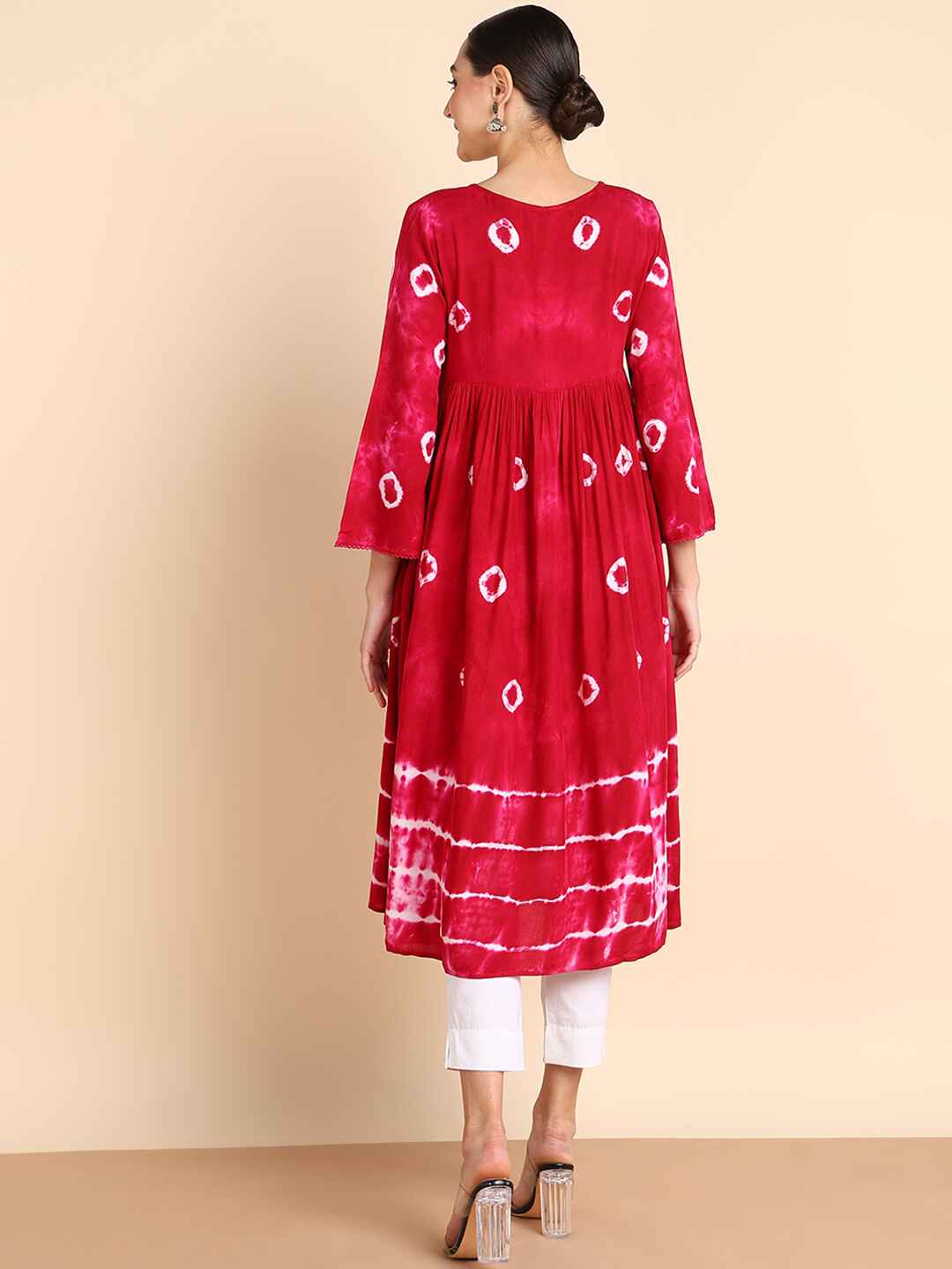 Hand Dyed Alia Cut Dress for Women (W1496)