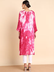 Women Hand Dyed Rayon Straight Kurta (W1509)