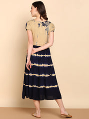 Women Rayon Staple Anarkali Dress (W1467)