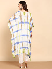 Hand Dyed Loose Fitted Crepe Kaftan Kurta (W1435)