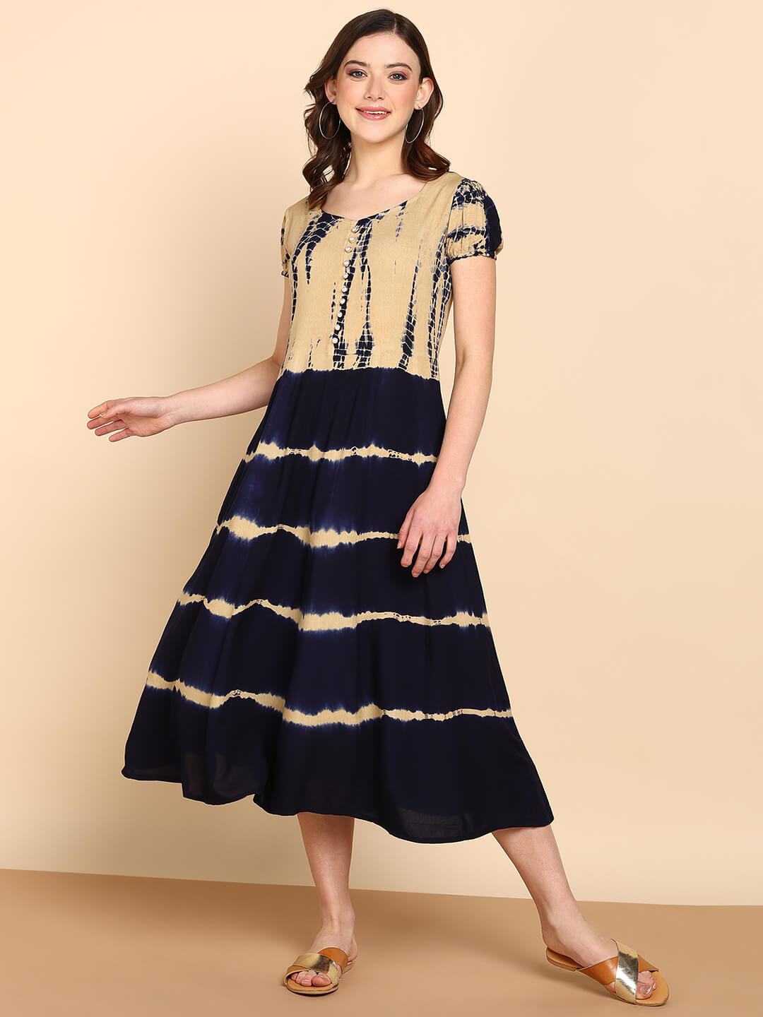 Women Rayon Staple Anarkali Dress (W1467)