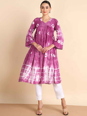 Hand Dyed Alia Cut Dress for Women (W1498)