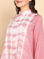 Tie Dyed Casual Fitted Shirt for Women (W1454)