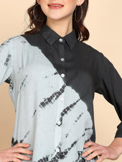 Tie Dyed Casual Fitted Shirt for Women (W1447)