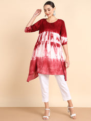 Hand Dyed Short Kurti Dress for Women (W1500)