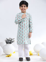 Baby Boy Ethnic Wear Cotton Kurta Payjama Suit (K1055)