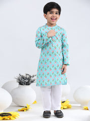 Baby Boy Ethnic Wear Cotton Kurta Payjama Suit (K1049)