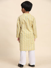 Baby Boy Ethnic Wear Cotton Kurta Payjama Suit (K1050)