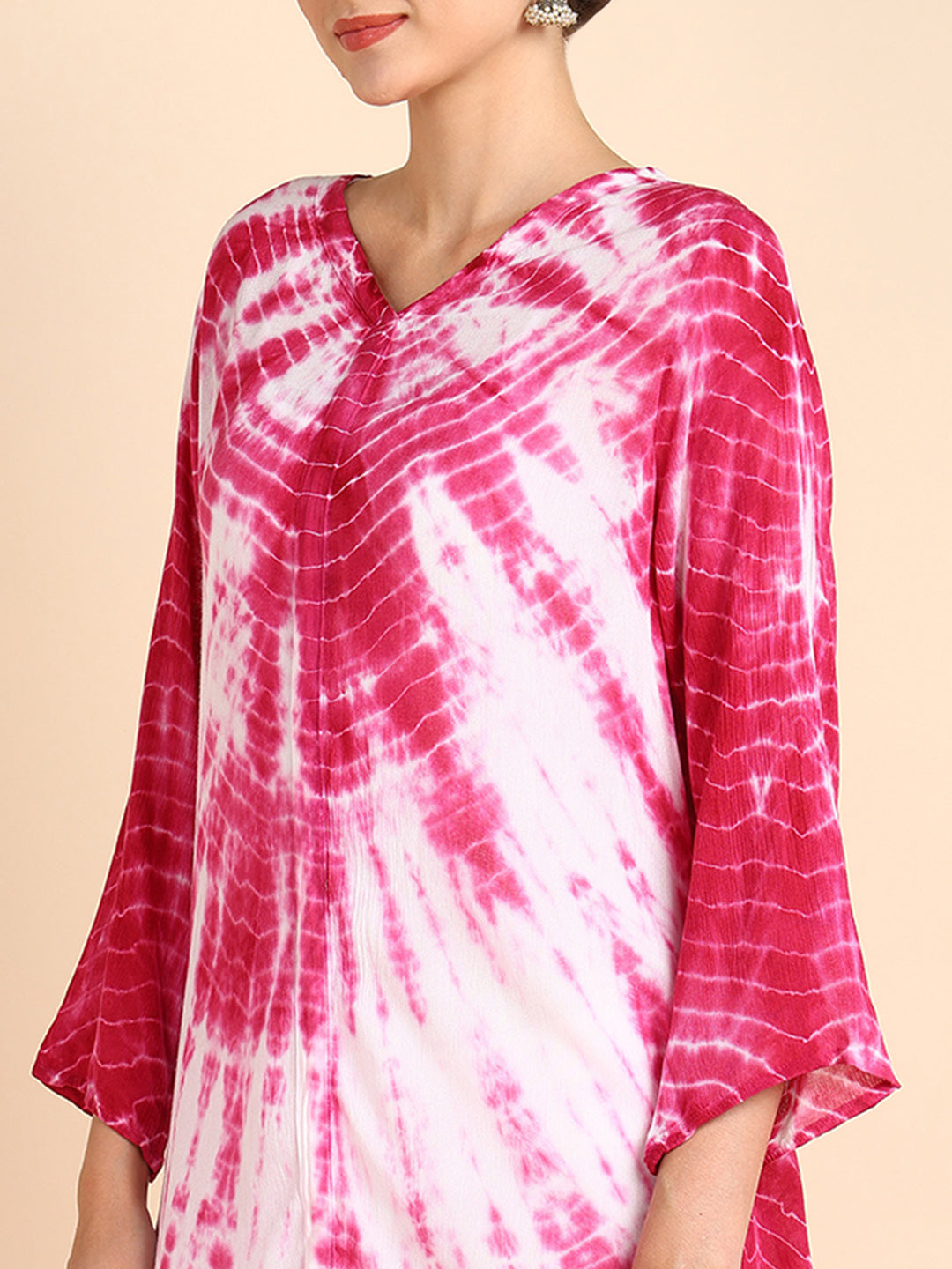 Women Hand Dyed Rayon Straight Kurta (W1509)