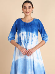 Hand Dyed Short Kurti Dress for Women (W1499)