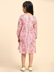 Cotton Printed Frock Dress for Girls (K1033)