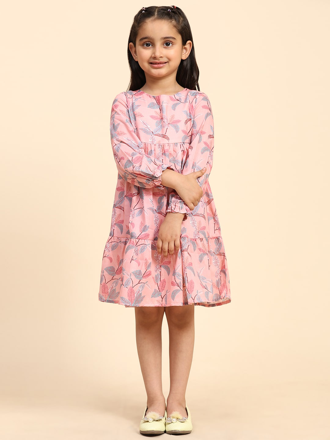 Cotton Printed Frock Dress for Girls (K1033)