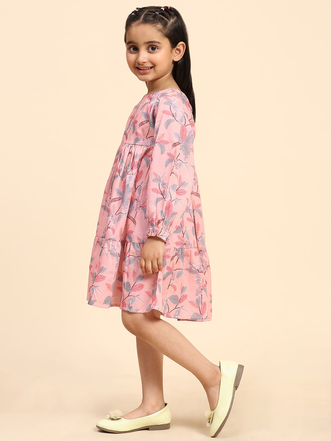 Cotton Printed Frock Dress for Girls (K1033)