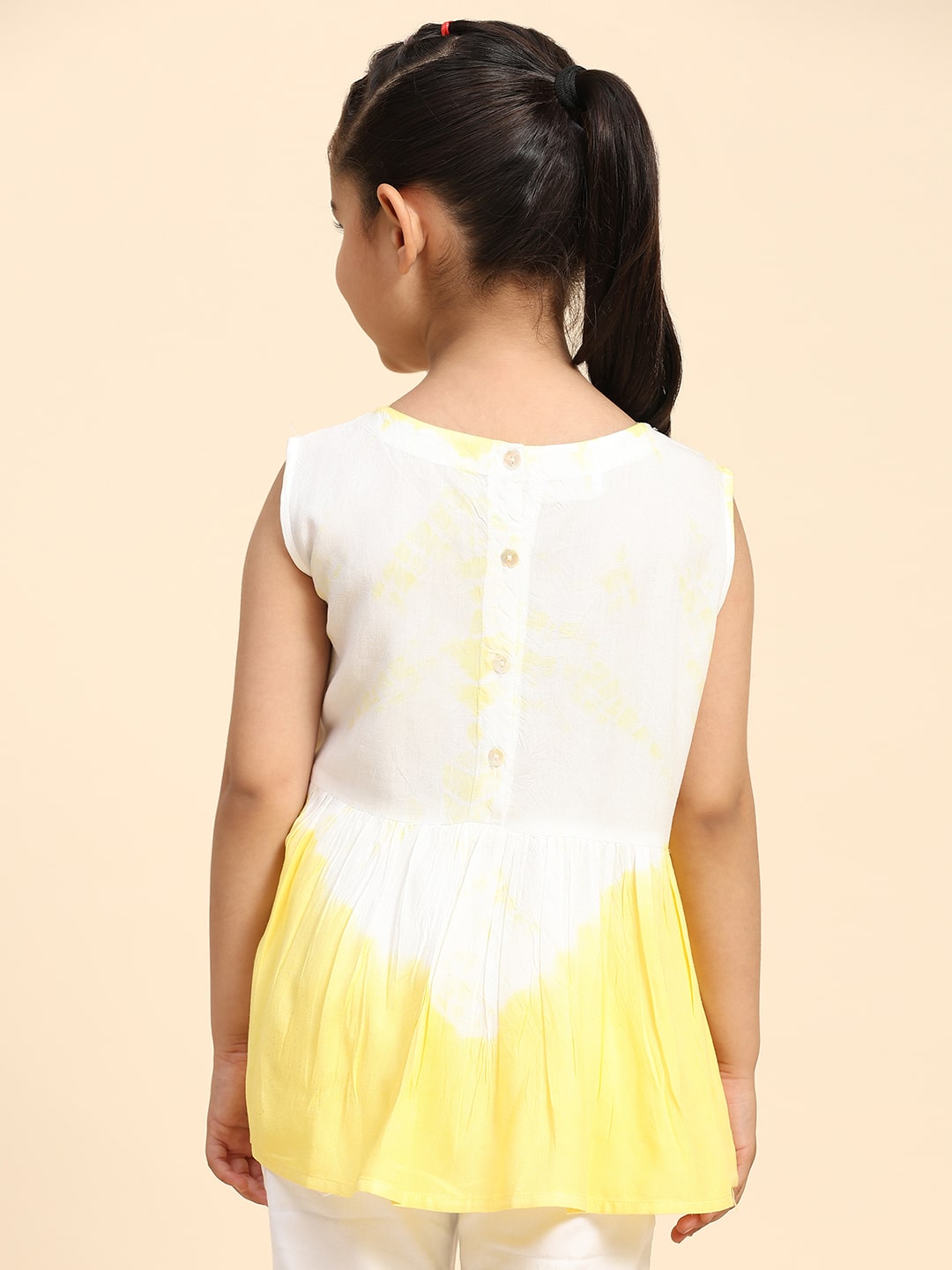 Girls Hand Dyed Fit and Flare Top (K1020)