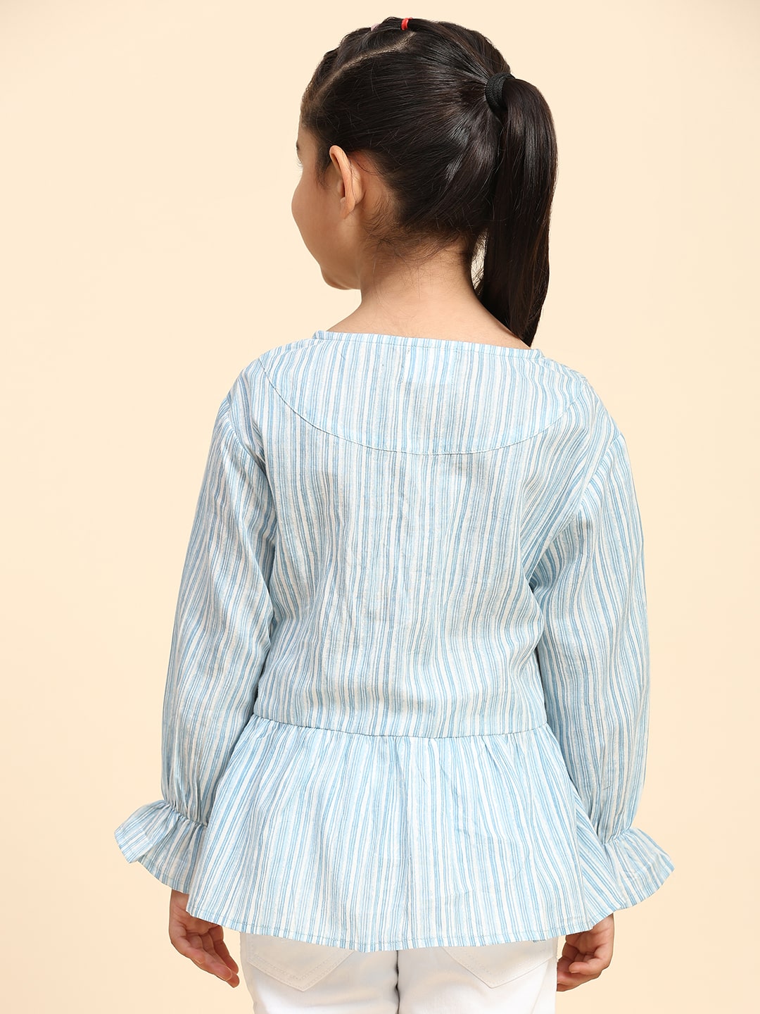 Lining Cotton Shirt for Girls (K1004)