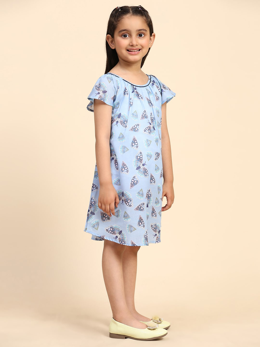 Cotton Printed Frock Dress for Girls (K1031)