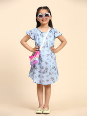 Cotton Printed Frock Dress for Girls (K1031)